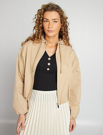 Blusão curto oversize