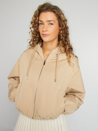 Blusão curto oversize