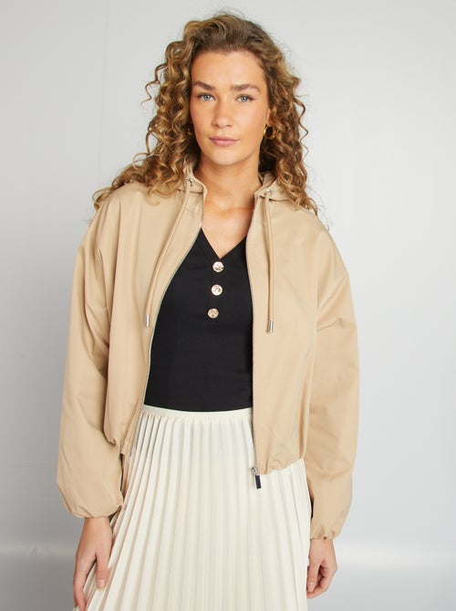 Blusão curto oversize - Kiabi