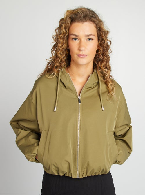 Blusão curto oversize - Kiabi