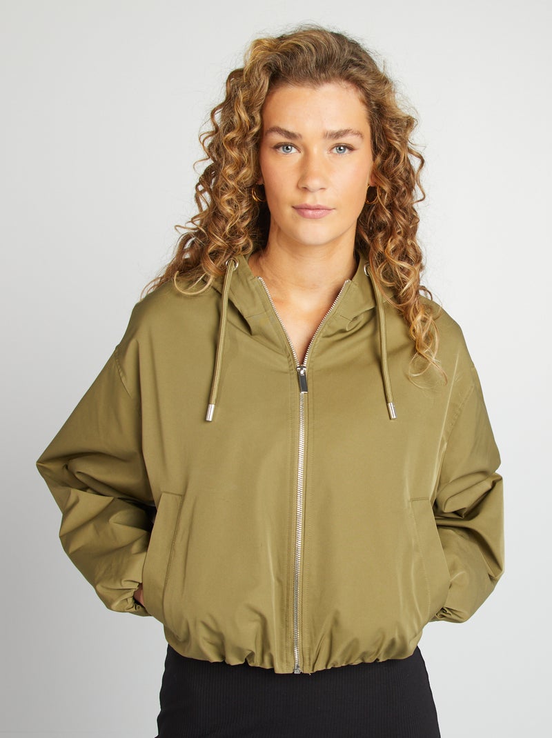Blusão curto oversize CAQUI - Kiabi