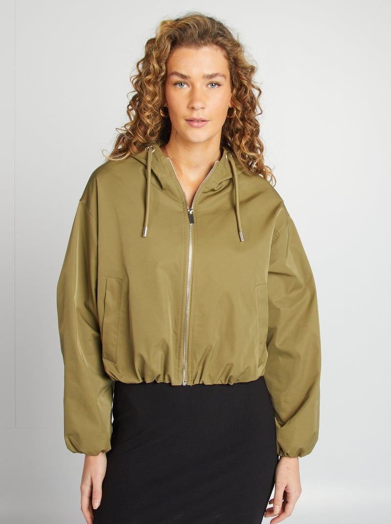 Blusão curto oversize CAQUI - Kiabi