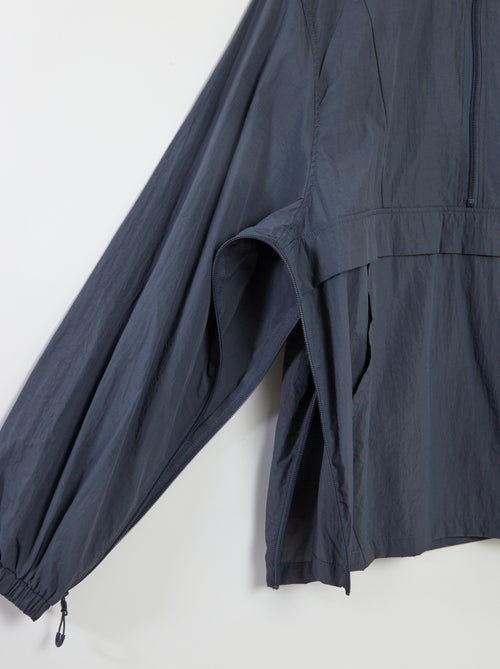 Blusão de chuva com capuz - coleção fácil de vestir - Kiabi