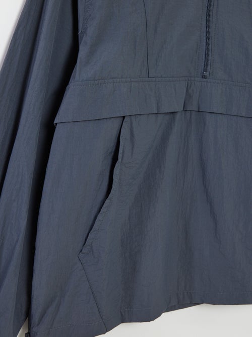 Blusão de chuva com capuz - coleção fácil de vestir - Kiabi