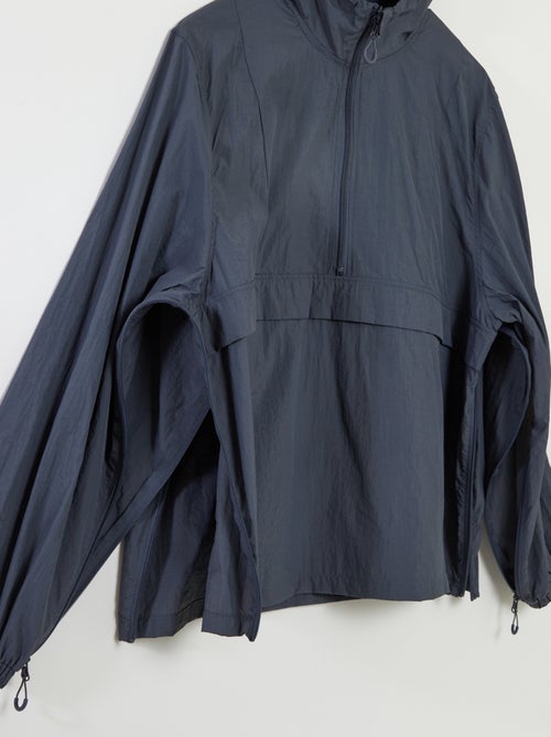 Blusão de chuva com capuz - coleção fácil de vestir - Kiabi