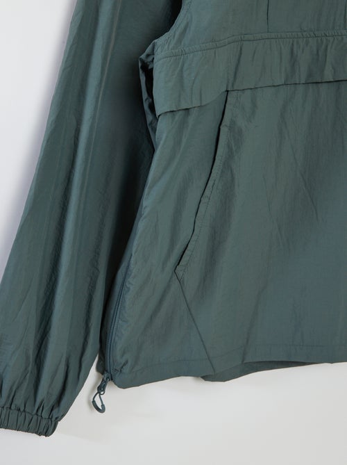 Blusão de chuva com capuz - coleção fácil de vestir - Kiabi