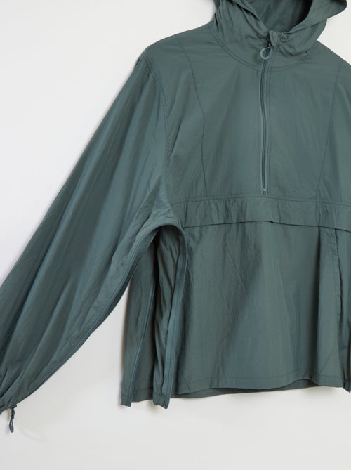 Blusão de chuva com capuz - coleção fácil de vestir - Kiabi