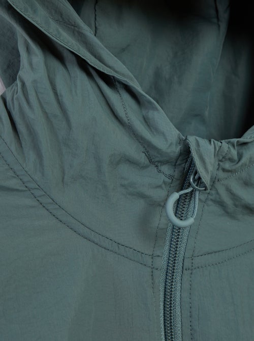 Blusão de chuva com capuz - coleção fácil de vestir - Kiabi