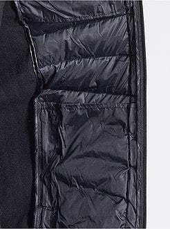 Blusão de penas acolchoado bicolor - Kiabi