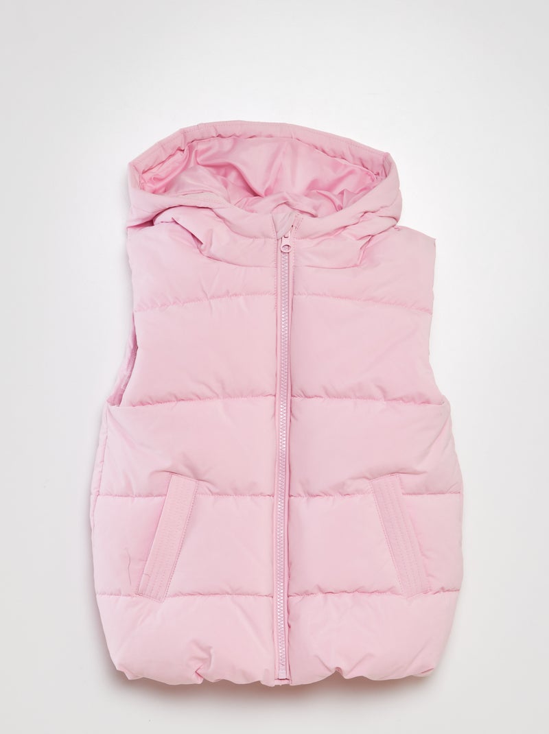 Blusão de penas acolchoado ROSA - Kiabi
