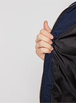 Blusão de penas com capuz - Kiabi