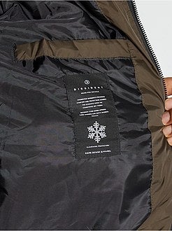 Blusão de penas com capuz - Kiabi