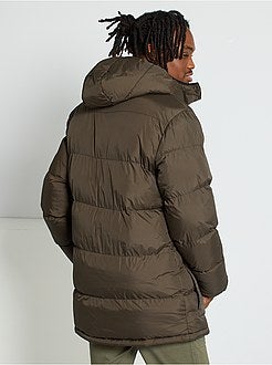 Blusão de penas com capuz - Kiabi