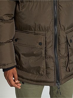 Blusão de penas com capuz - Kiabi