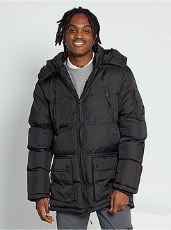 Blusão de penas com capuz - Kiabi