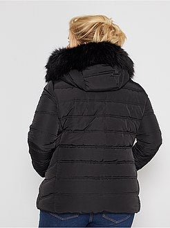 Blusão de penas com capuz - Kiabi