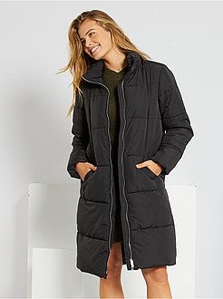 Blusão de penas comprido 'JDY' - Kiabi