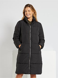 Blusão de penas comprido 'JDY' - Kiabi