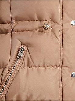 Blusão de penas curto acolchoado - Kiabi