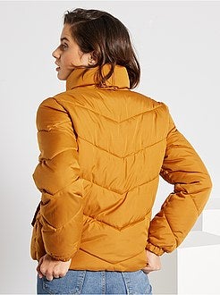 Blusão de penas curto 'JDY' - Kiabi