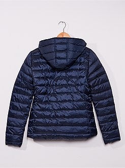 Blusão de penas impermeável com capuz - Kiabi