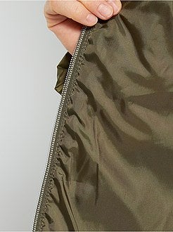 Blusão de penas impermeável com capuz - Kiabi