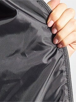 Blusão de penas impermeável com capuz - Kiabi