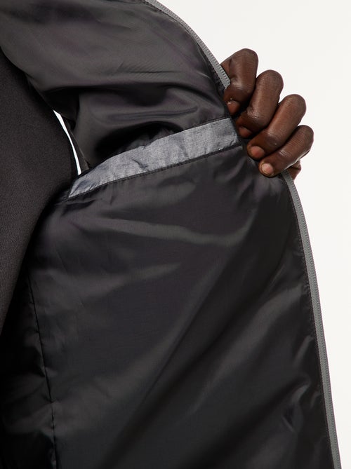 Blusão de penas impermeável sem mangas liso - Kiabi