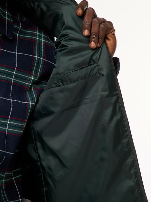 Blusão de penas impermeável sem mangas liso - Kiabi