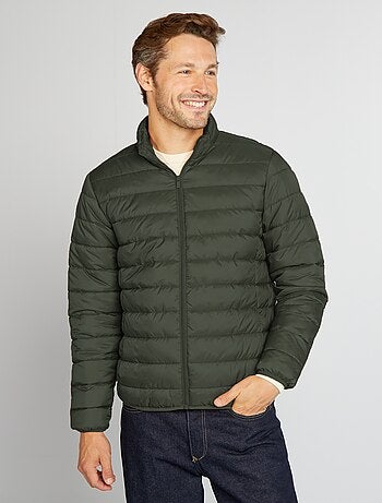 Blusão de penas leve acolchoado