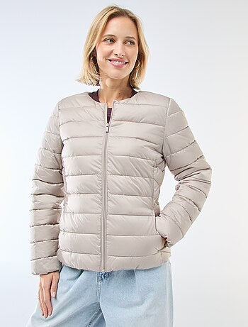 Blusão de penas leve acolchoado e impermeável