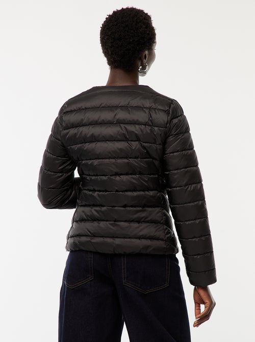 Blusão de penas leve acolchoado e impermeável - Kiabi