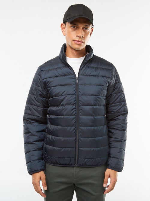 Blusão de penas leve acolchoado liso - Kiabi