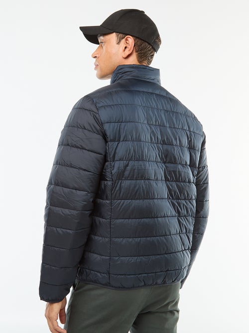 Blusão de penas leve acolchoado liso - Kiabi