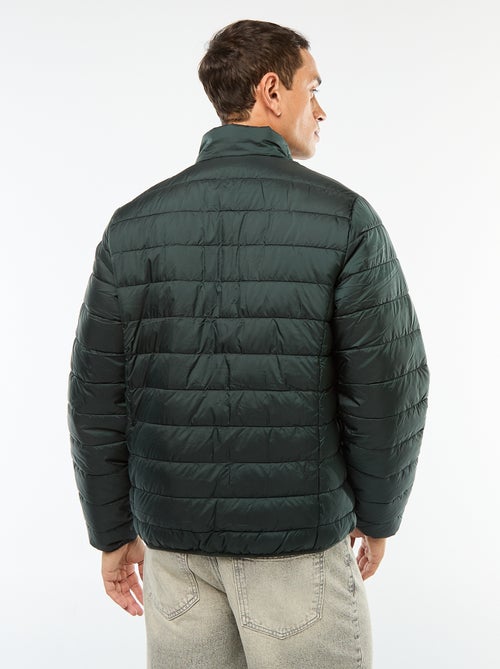 Blusão de penas leve acolchoado liso - Kiabi