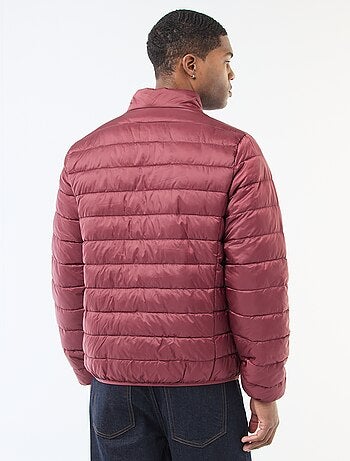 Blusão de penas leve acolchoado liso