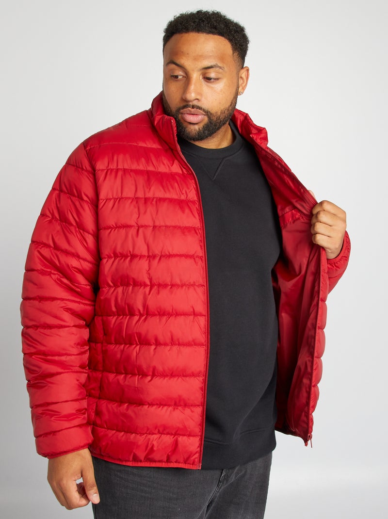 Blusão de penas leve VERMELHO - Kiabi