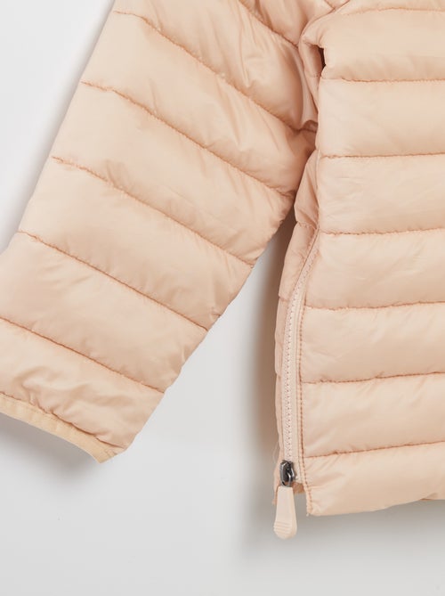 Blusão de penas quente com capuz - So Easy - Kiabi