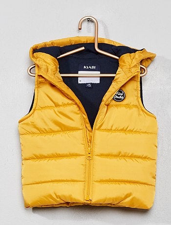 Blusão de penas sem mangas - Kiabi