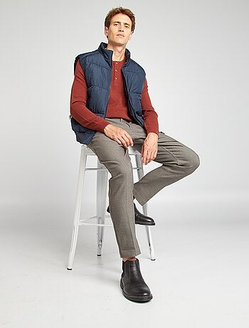 Blusão de penas sem mangas