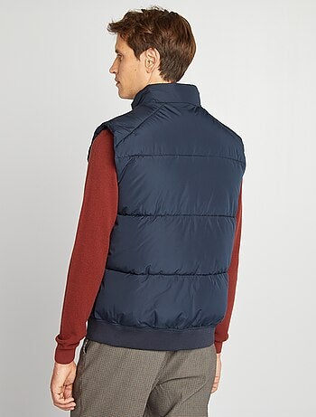 Blusão de penas sem mangas