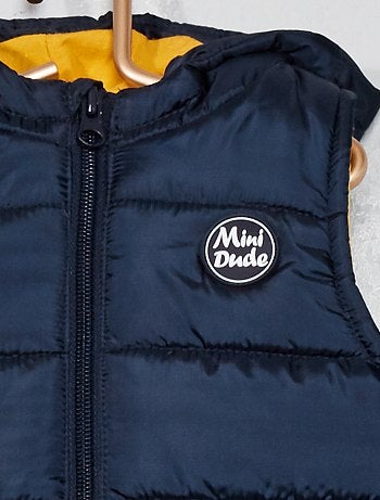 Blusão de penas sem mangas - Kiabi