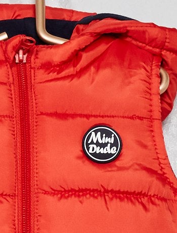 Blusão de penas sem mangas - Kiabi