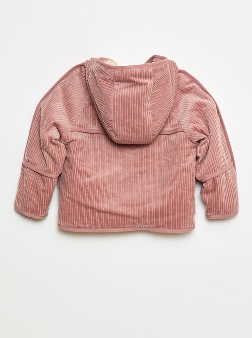 Blusão de veludo cotelê - Kiabi