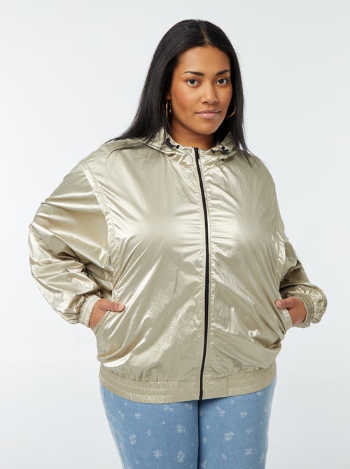 Blusão dourado com capuz - Kiabi