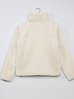 Blusão em imitação de pele - Kiabi