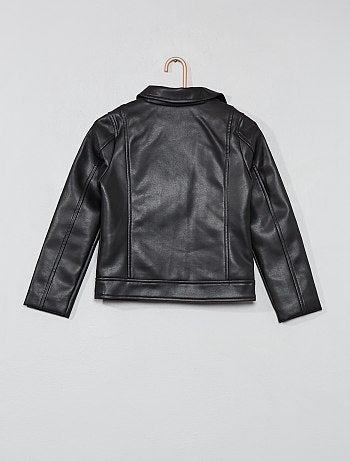 Menina 3-12 anos - Blusão em pele sintética - Kiabi