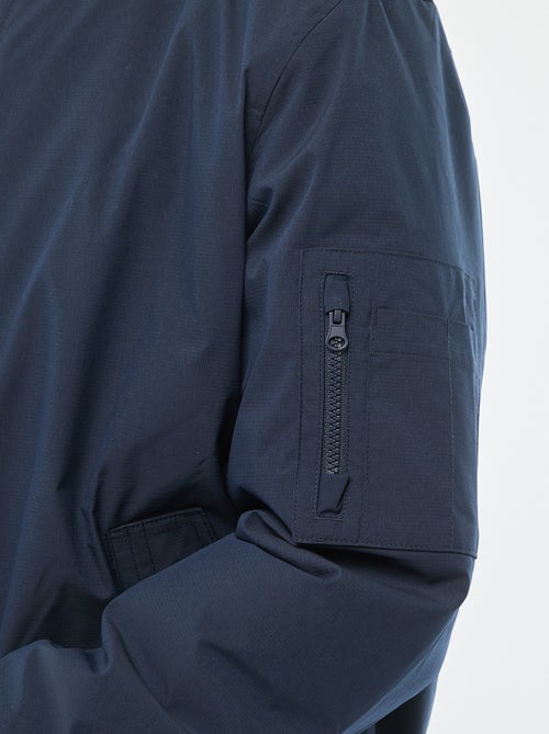 Blusão estilo aviador com bolso com fecho no braço - Kiabi