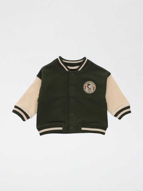 Blusão estilo campus 'Snoopy' - Kiabi