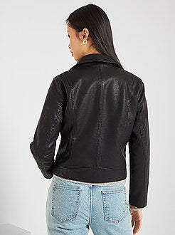 Blusão estilo motard - Kiabi